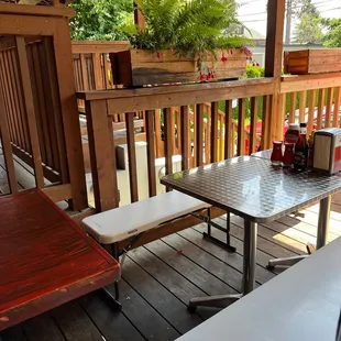 Patio dining