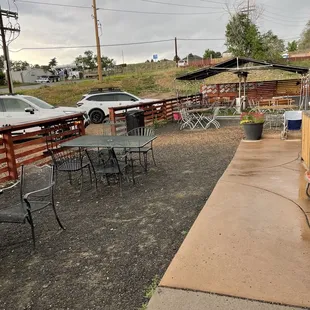 Seating outside