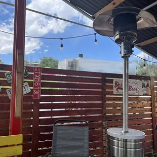 Outdoor eating area