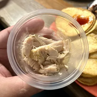 I wanted sample smoked turkey, she offered sell me 1oz. I think they charged $4 for this! Ludicrous! Highway robbery.  Profit over people