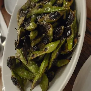 Charred Edamame