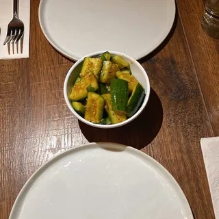 Smashed Cucumbers