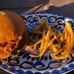 Yum! Fried chicken sandwich