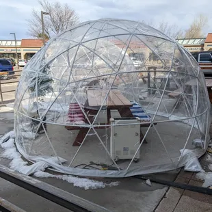 Outdoor seating bubble