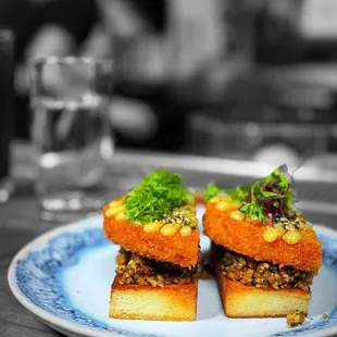 Honey Walnut Shrimp Toast | ig: whaevaeats