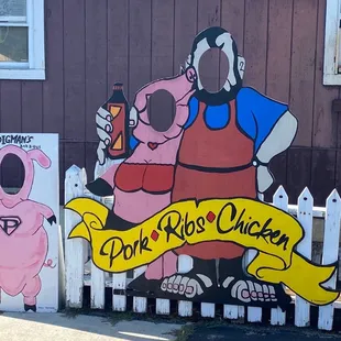 Fun attraction outside!