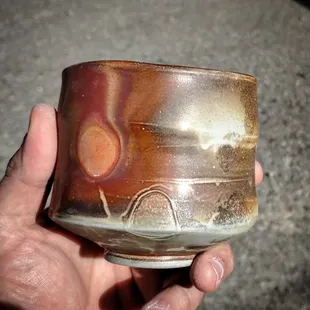 A couple of wood fired yunomis heading to the Raymond Avenue Gallery for their Yunomi Invitational running November 8th - Dec 21st.