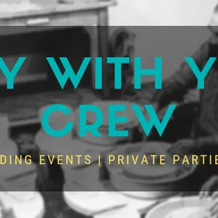we host private events and pottery wheel team-building outings! contact us today to book your event