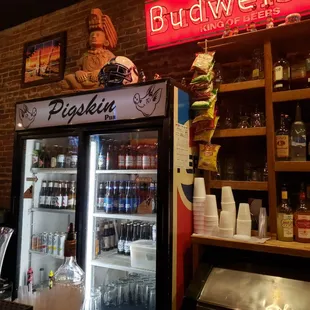 a man behind the bar