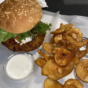 Goat Cheese Burger