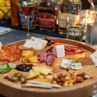 A tasty Charcuterie board