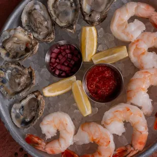 Oysters and Shrimp