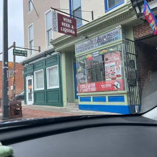 a view from inside a car