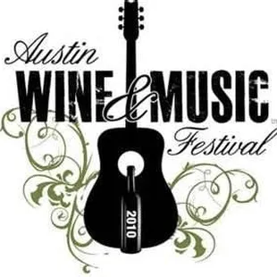 the logo for the austin wine and music festival