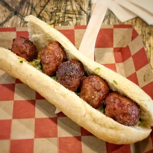 Banh Mi. Great filling, dry bread.