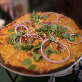 Green Tikka Masala Pijja