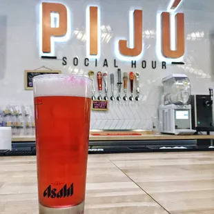 Yukari Asahi- pink beer!