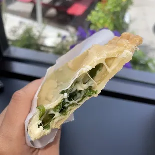 Spinach and cheese