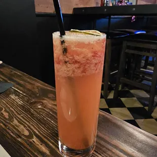 Strawberry Bourbon Smash