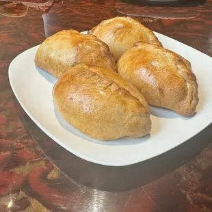 There famous Salteńas (Bolivian pies)  Beef or chicken!