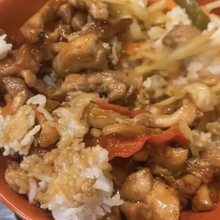 Teriyaki Chicken Dupbop W. Stir Fry Vegetable
