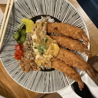 (Ontop) Shrimp Tempura Don