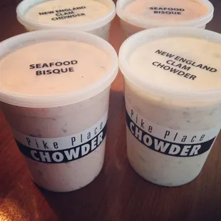 Our delicious take-home quarts of chowder are only $13.95 each and can be frozen for up to 6-months!