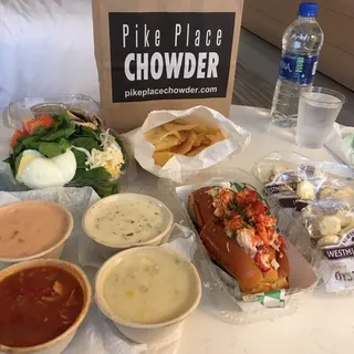 4-Cup Chowder Sampler