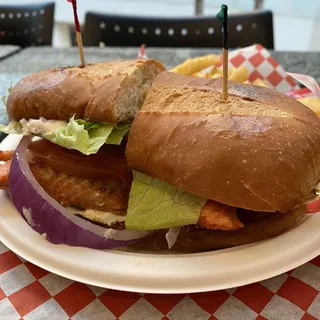 Coho Salmon Sandwich