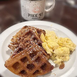 Waffle and Eggs