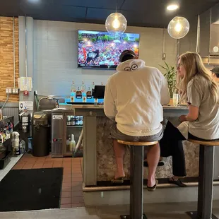 Bar with tv