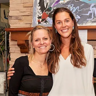 Original owner of what was formerly called "Studio 101" Rhonda-Conn Parent and new owner Rebecca Baum