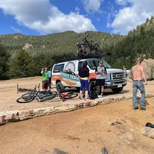 In the beginning - landing at the drop off point.