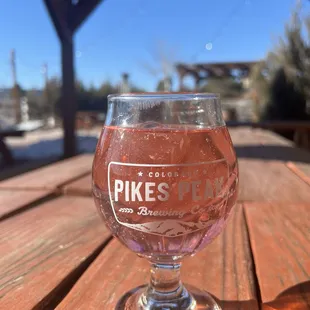 Cupid&apos;s mimosa! Perfect for a 60 degree Colorado patio day!