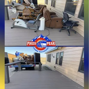 Furniture and appliances removal