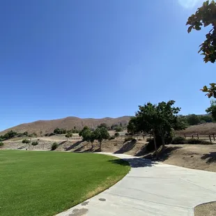 Picture taken from a bench in the upper green area.