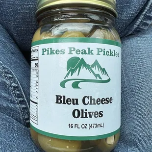 a jar of pickles