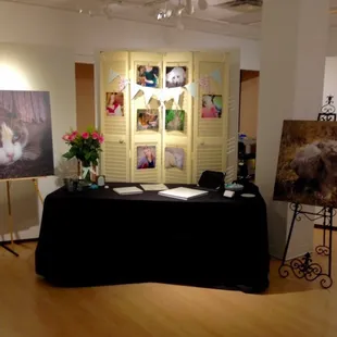 Professional Photography Department "Portfolio" class show - Susi Holmes Photography booth