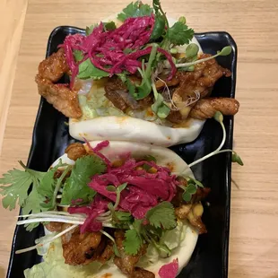 Spicy Pork Bao Buns
