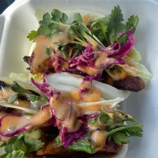 Spicy Pork Belly Bao Buns