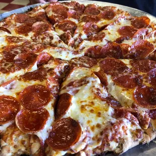 First time here and so far it's very good!!! We got wings salad and pizza! The service is so great!!