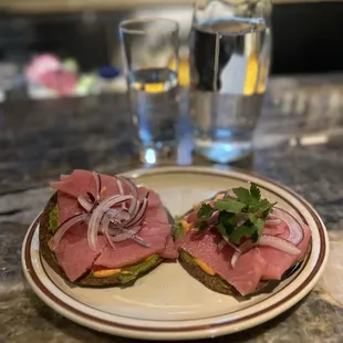 Tuna Tostada
