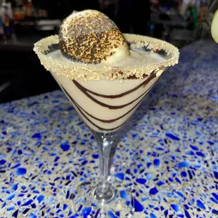S'mores martini