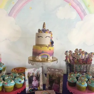 The cutest unicorn cake around :)