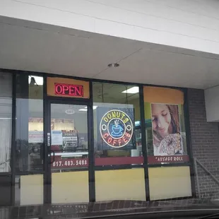 the front of the store