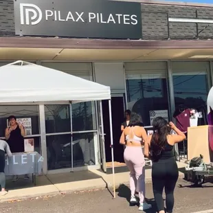 Our most recent Pilax Pilates Free event! ATHLETA