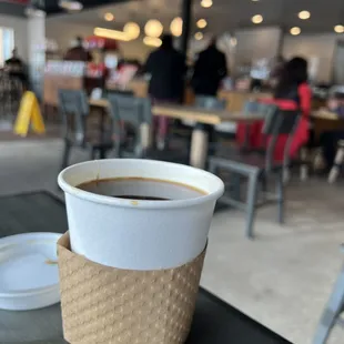 Afternoon lavender americano