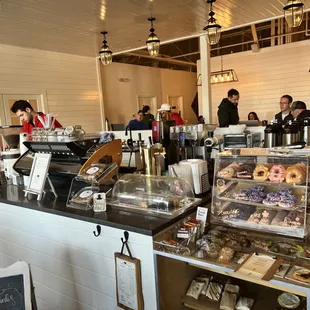 customers at the counter
