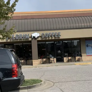 Front of the coffee shop