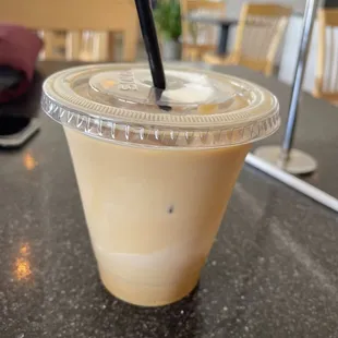 Lavender mint latte